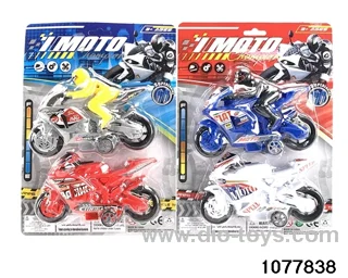 2pcs pull back motorbikes in Blister card