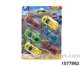 Pull back Sports Car in Blister card