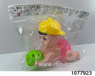 Pulling a wire to climb a baby with light in opp bag