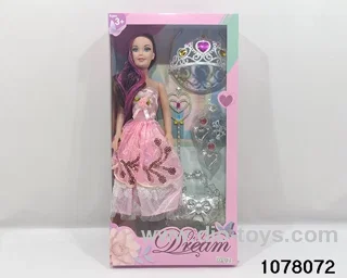 18 inch barbie with ic in window box