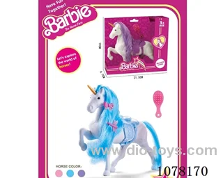 Barbie flocking color horse