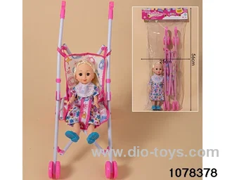 10 inch doll set in PP bag with header