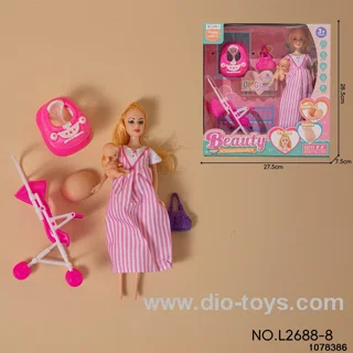 11 inch doll set in color box