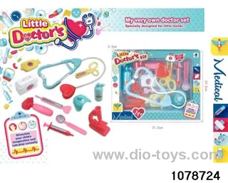 medical equipment in color box