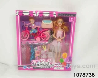 11.5 inch Barbie in window box