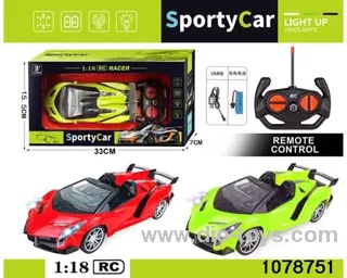1:18 4ch RC car with light(electricity package) in window box