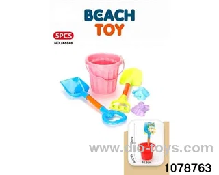 5pcs beach toy in Net bag