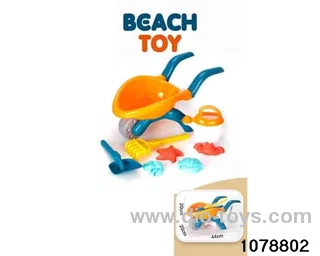 8pcs beach toy in Net bag