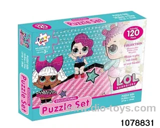 120pcs puzzle in color box