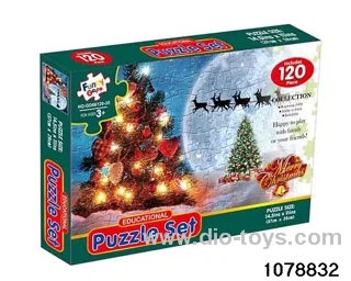 120pcs puzzle in color box