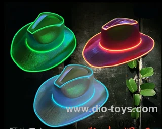 Luminous cowboy hat