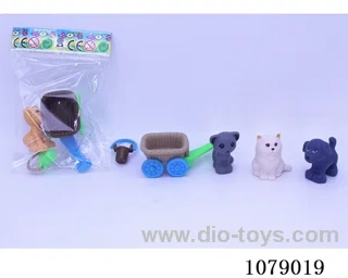 Cart and 1 small animal (4 mixed)