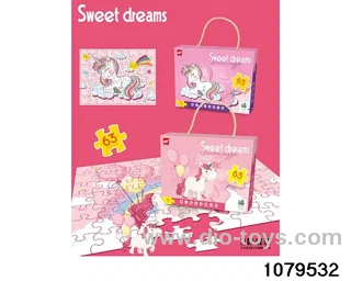 63pcs puzzle in color box