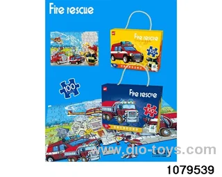 100pcs puzzle in color box