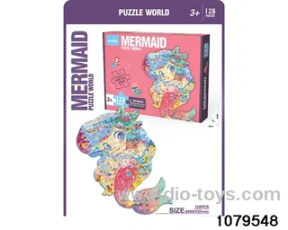 128pcs puzzle in color box