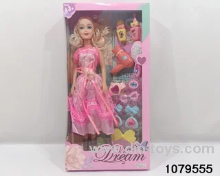 18 inch barbie with ic in window box