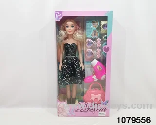 18 inch barbie with ic in window box