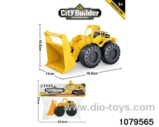 Large Bulldozer in PP bag with header