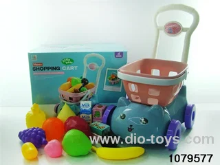 Shopping cart with 15 pcs in color box