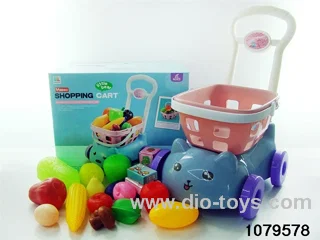 Shopping cart with 19 pcs in color box