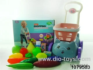 Shopping cart with 17 pcs in color box