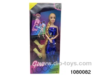 11.5 inch doll set in window box