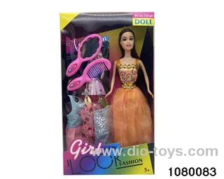 11.5 inch doll set in window box