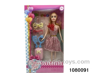 11.5 inch doll set in window box