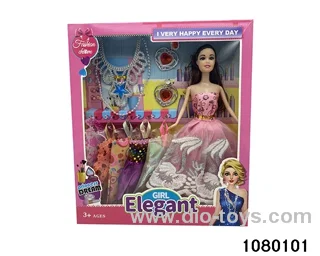 11.5 inch doll set in window box