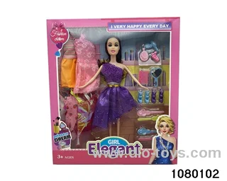 11.5 inch doll set in window box