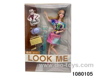 11.5 inch 12 jointed doll set in window box