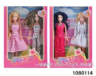 11.5 inch doll set in window box