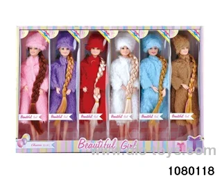 11.5 inch 9 jointed doll set in display box