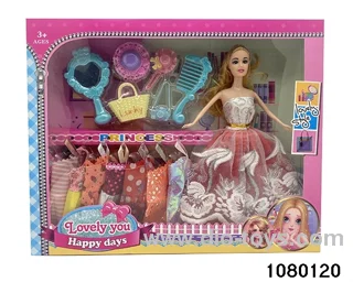11.5 inch doll set in window box