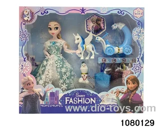 11.5 inch 9 jointed doll set in window box