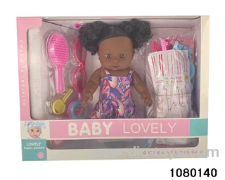 12 inch doll set with 4 voice IC in window box