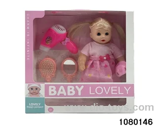 12 inch doll set with 4 voice IC in window box
