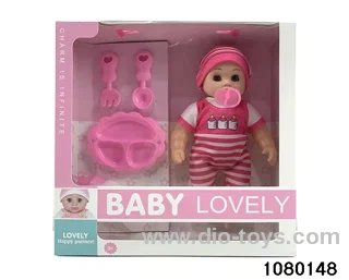 12 inch doll set in window box