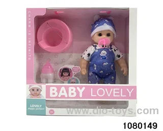 12 inch doll set in window box