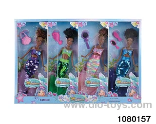 14 inch 12 jointed mermaid set in display box