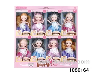 6 inch 12 jointed doll set in display box