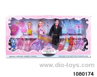 11.5 inch doll set in window box