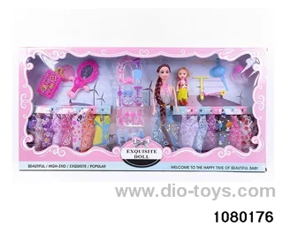 11.5 inch doll set in window box