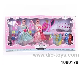 11.5 inch doll set in window box