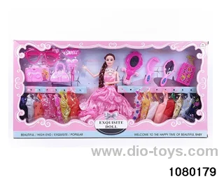 11.5 inch doll set in window box
