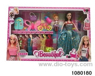 11.5 inch doll set in window box