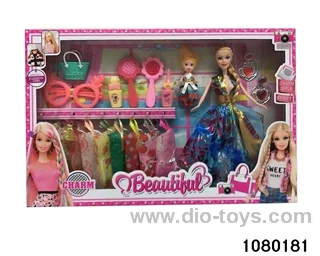 11.5 inch doll set in window box