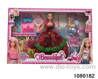 11.5 inch doll set in window box