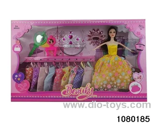 11.5 inch doll set in window box