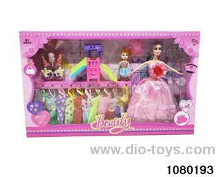 11.5 inch doll set in window box